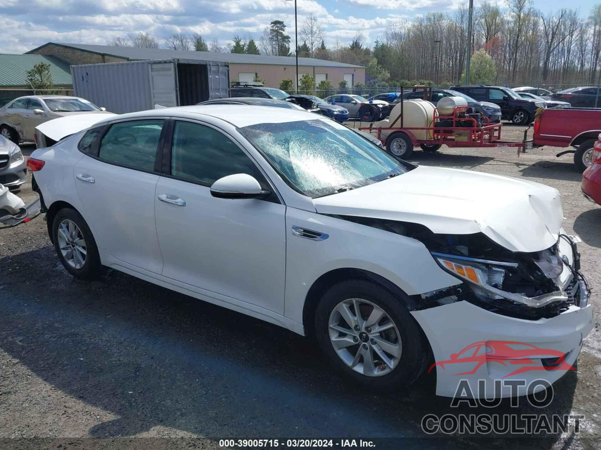 KIA OPTIMA 2016 - KNAGT4L36G5086590