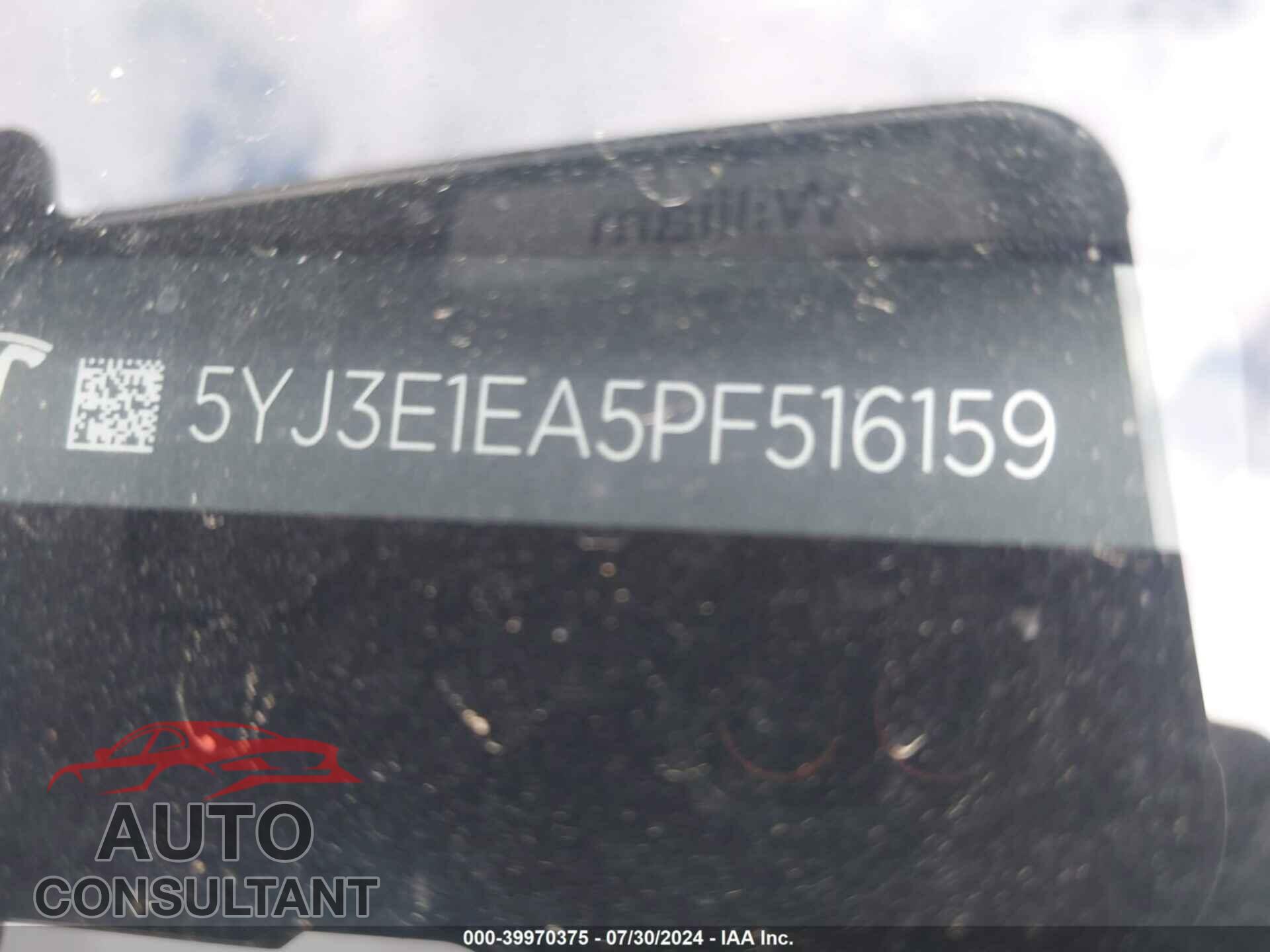 TESLA MODEL 3 2023 - 5YJ3E1EA5PF516159