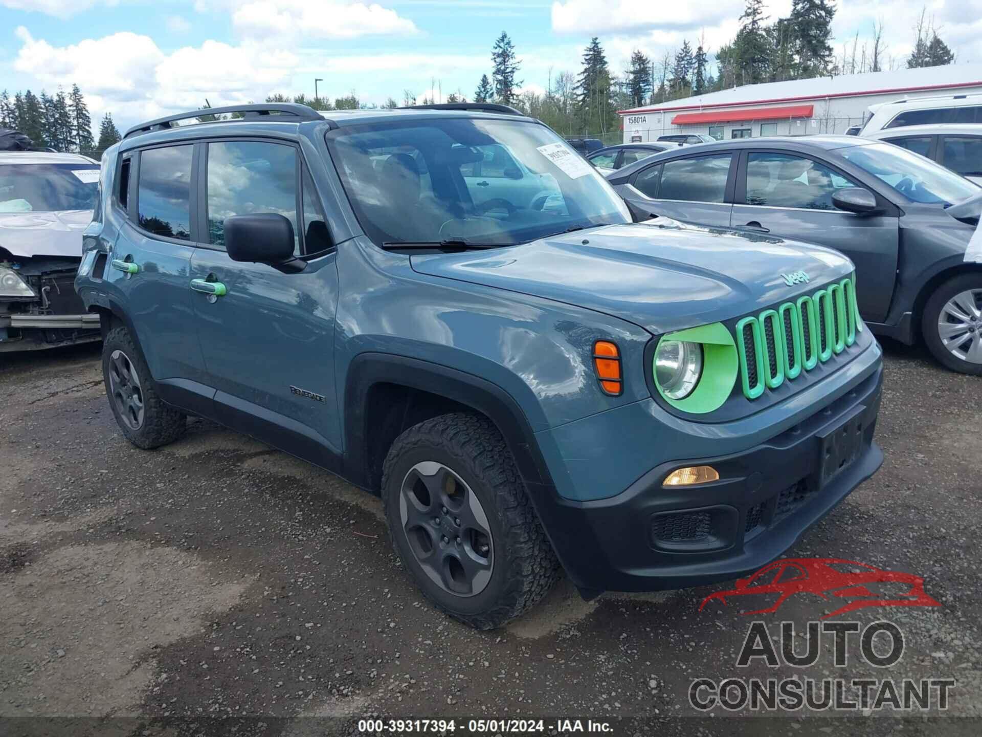 JEEP RENEGADE 2017 - ZACCJBABXHPG58565