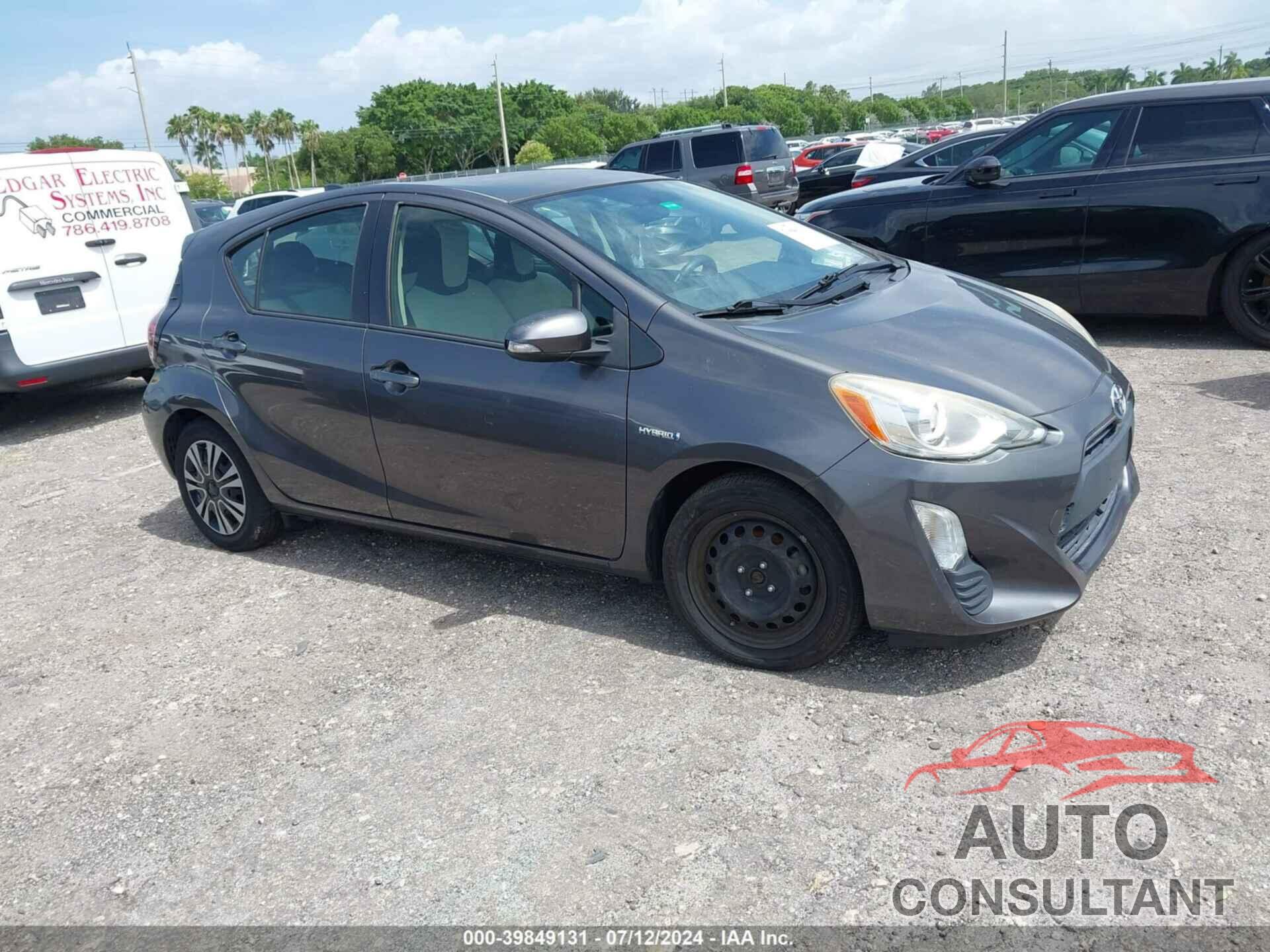 TOYOTA PRIUS C 2016 - JTDKDTB31G1135921