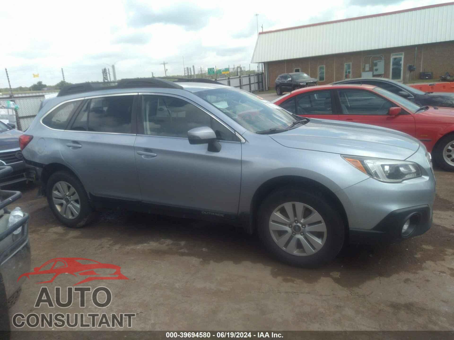 SUBARU OUTBACK 2017 - 4S4BSAFC1H3329287
