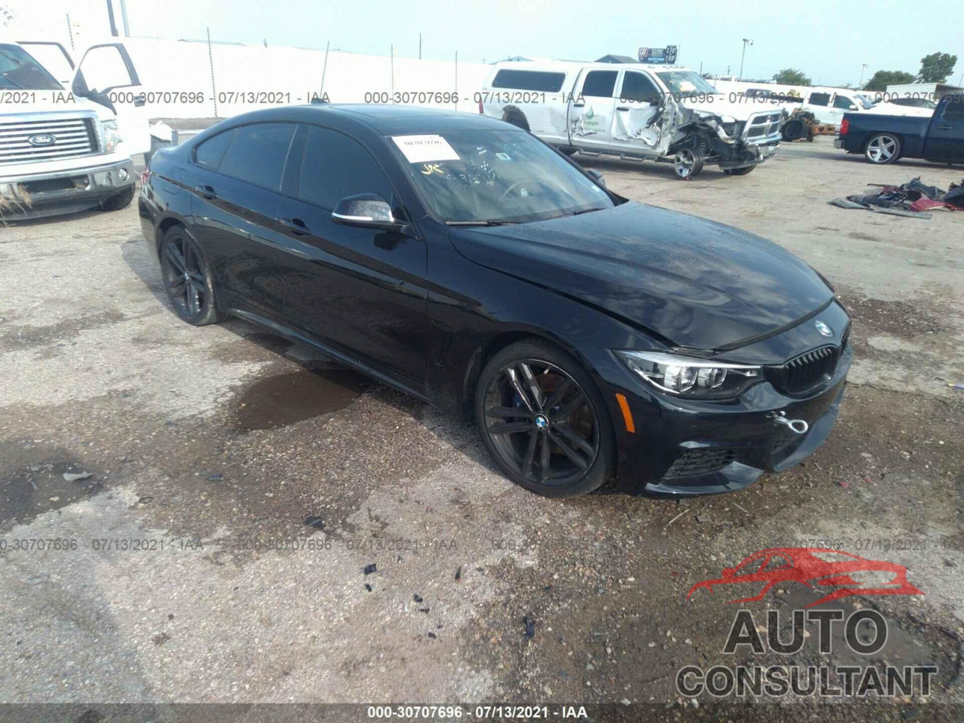 BMW 4 SERIES 2018 - WBA4J1C53JBG76542