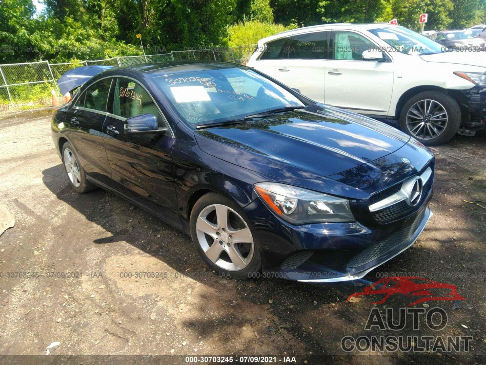 MERCEDES-BENZ CLA 2017 - WDDSJ4GB2HN496444