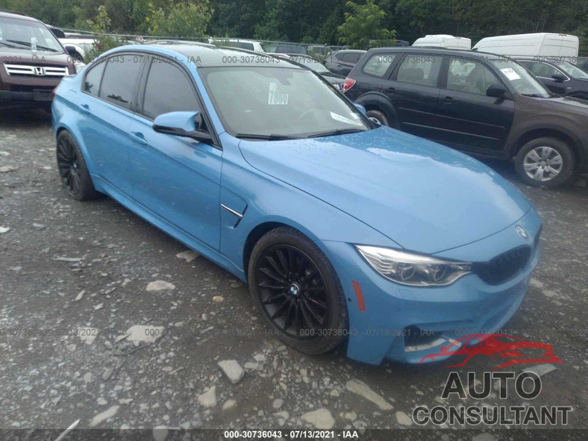 BMW M3 2017 - WBS8M9C52H5G42328