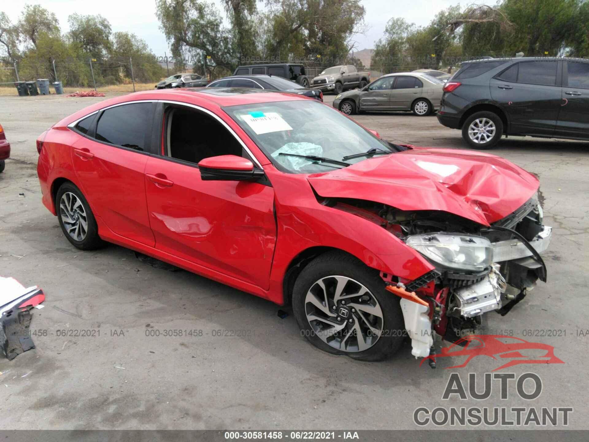 HONDA CIVIC SEDAN 2016 - 2HGFC2F72GH527546