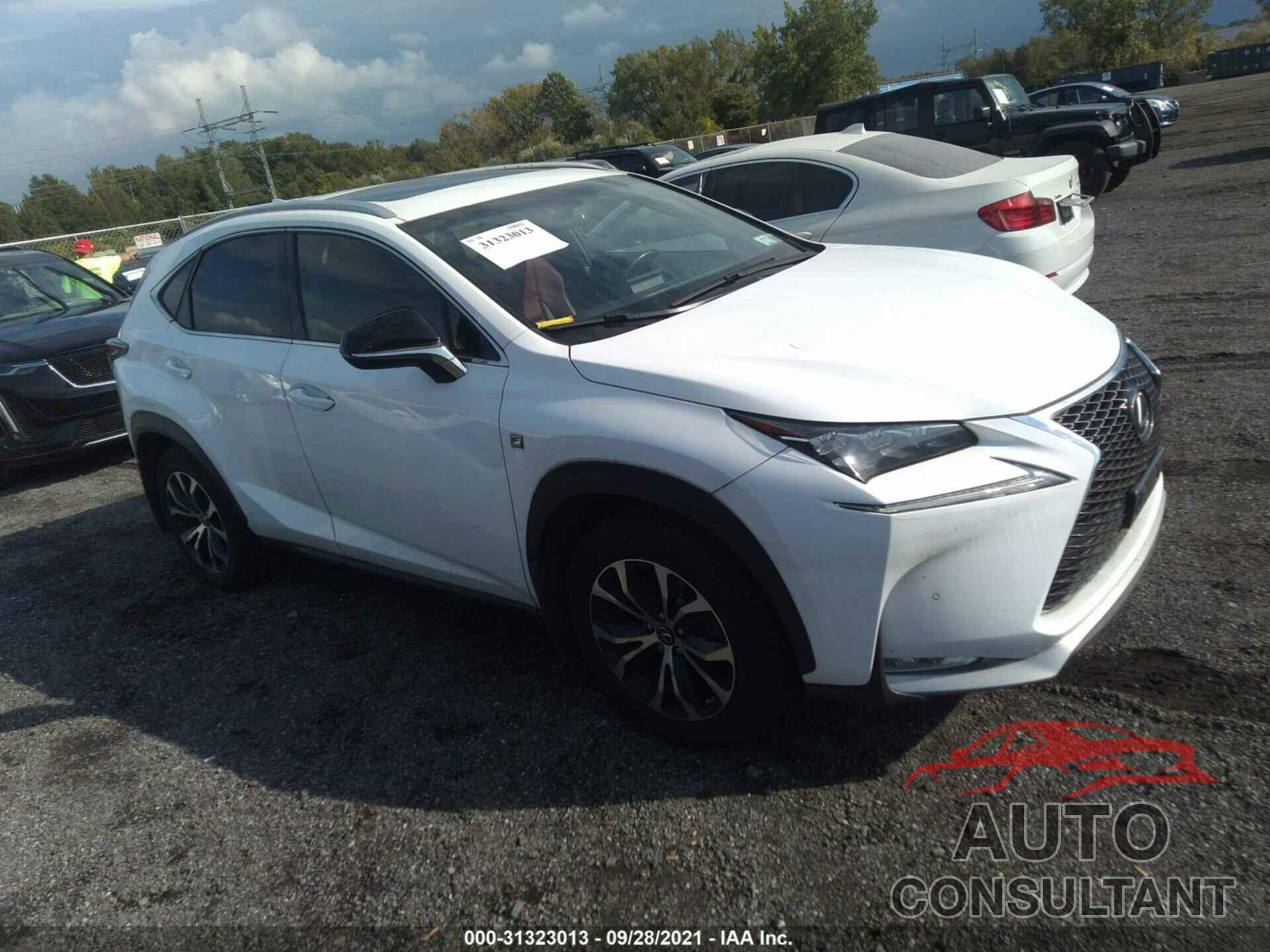 LEXUS NX 200T 2016 - JTJBARBZ6G2059121