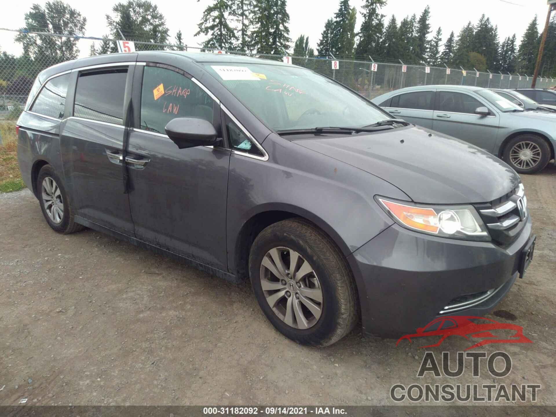 HONDA ODYSSEY 2015 - KNDJP3A51J7550831