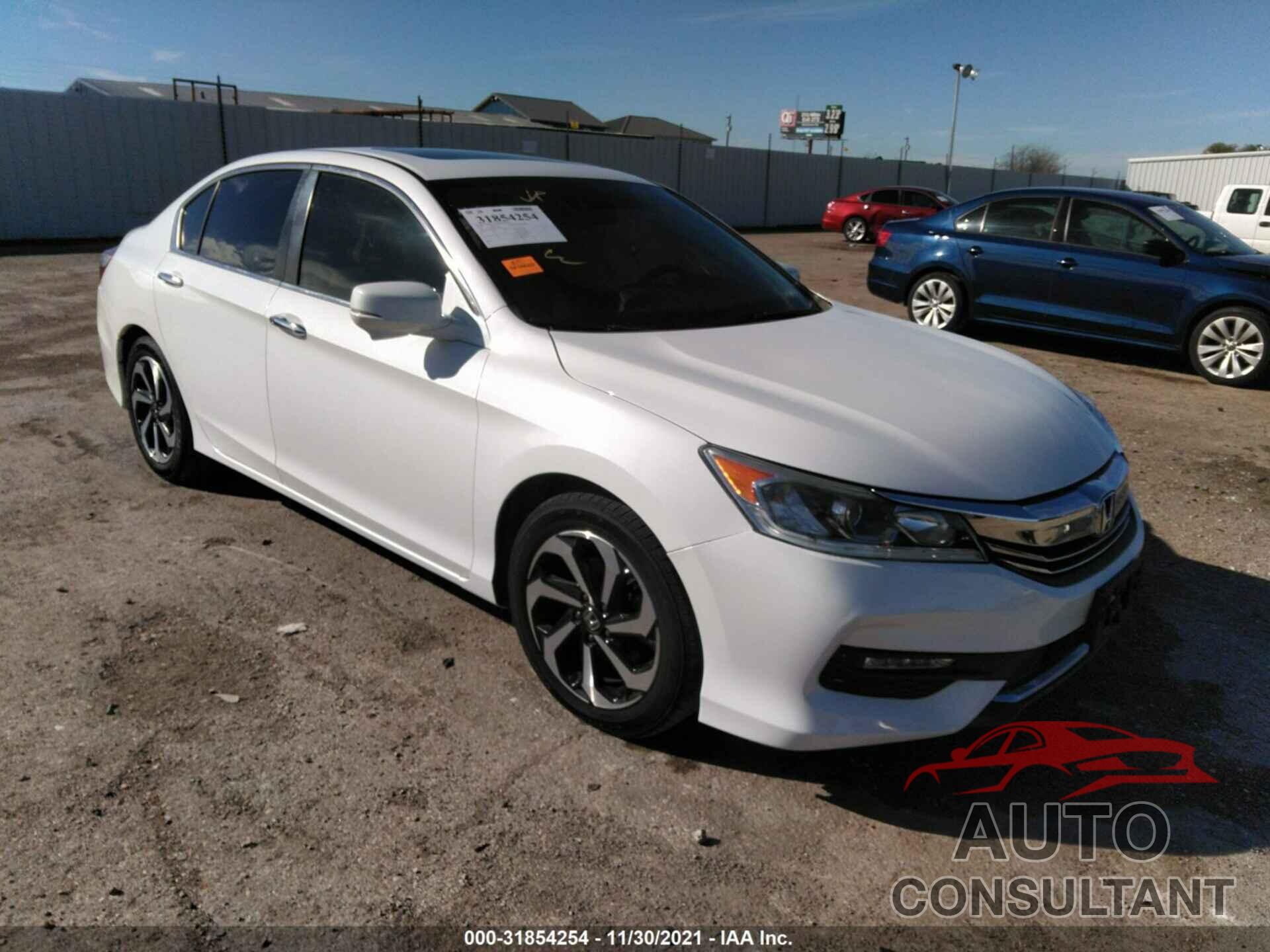 HONDA ACCORD SEDAN 2016 - 1HGCR2F0XGA088602