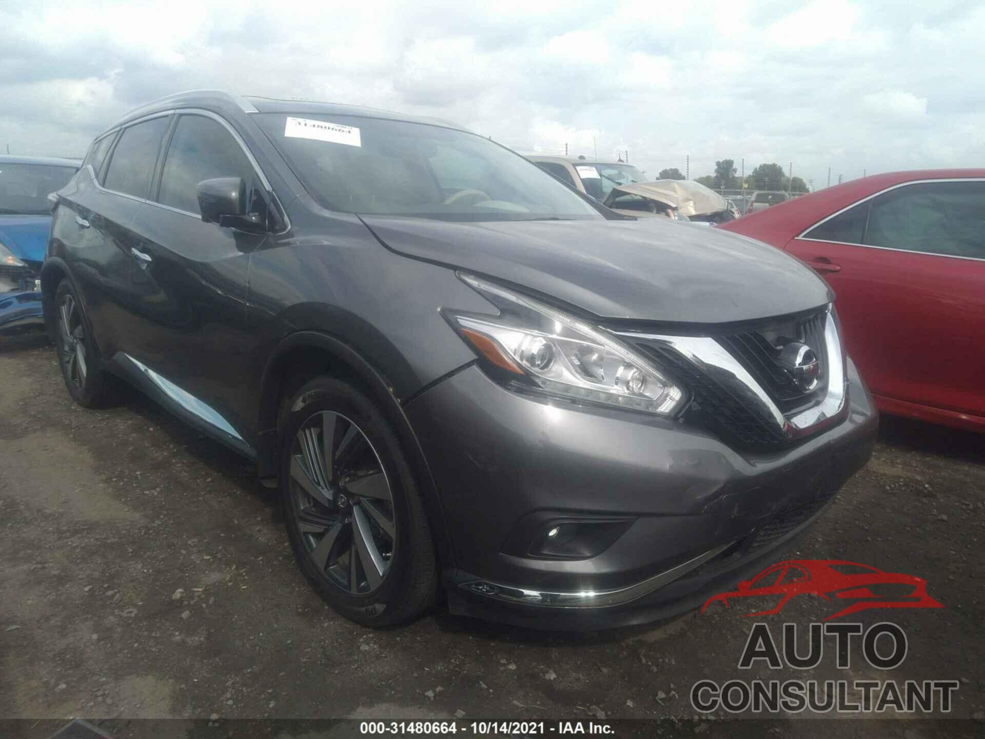 NISSAN MURANO 2016 - 5N1AZ2MG0GN162653