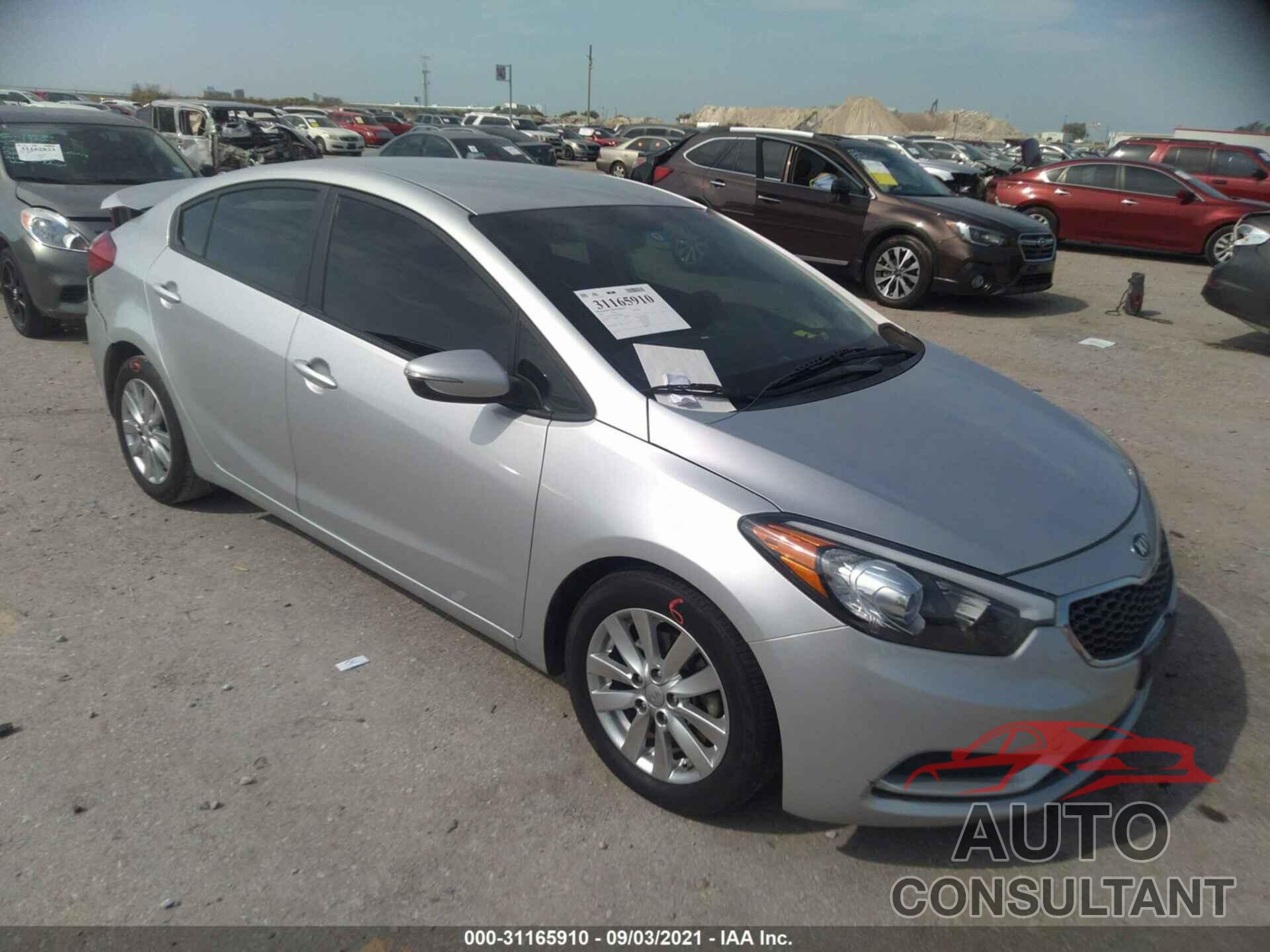 KIA FORTE 2016 - KNAFX4A6XG5602060