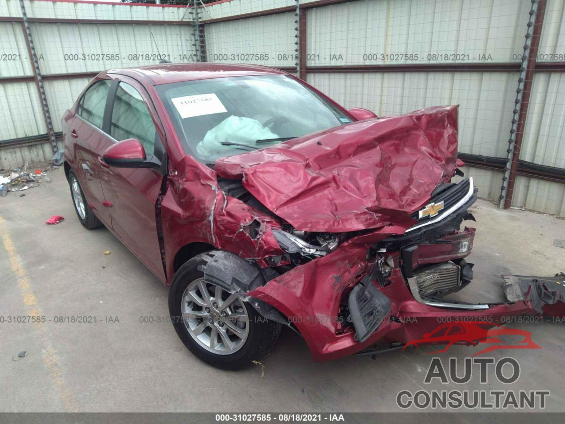 CHEVROLET SONIC 2020 - 1G1JD5SB4L4101634