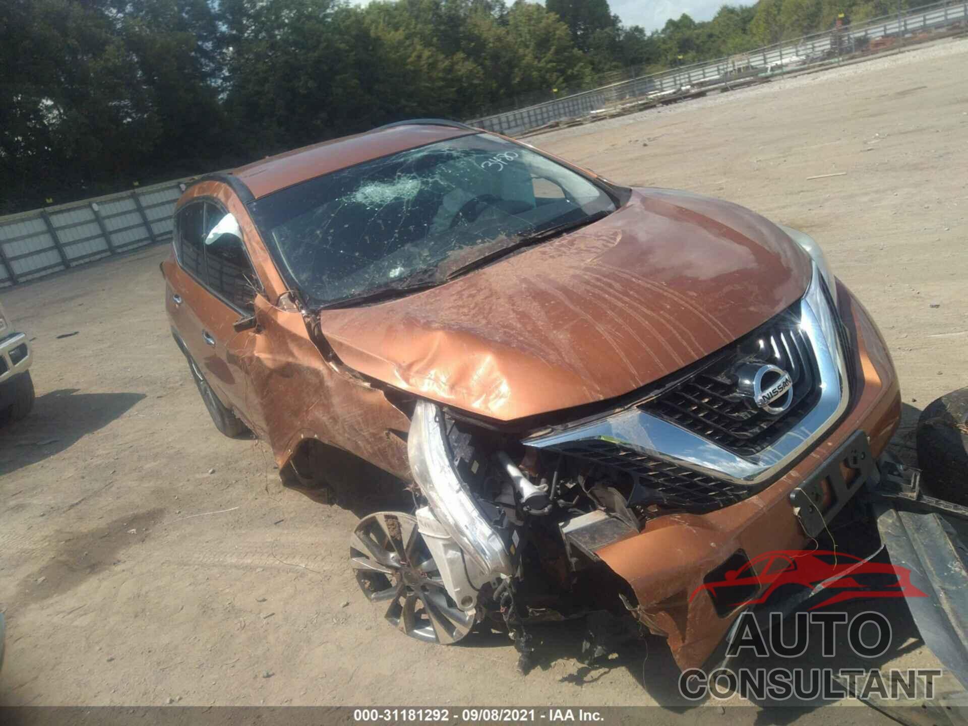 NISSAN MURANO 2016 - 5N1AZ2MH3GN133480