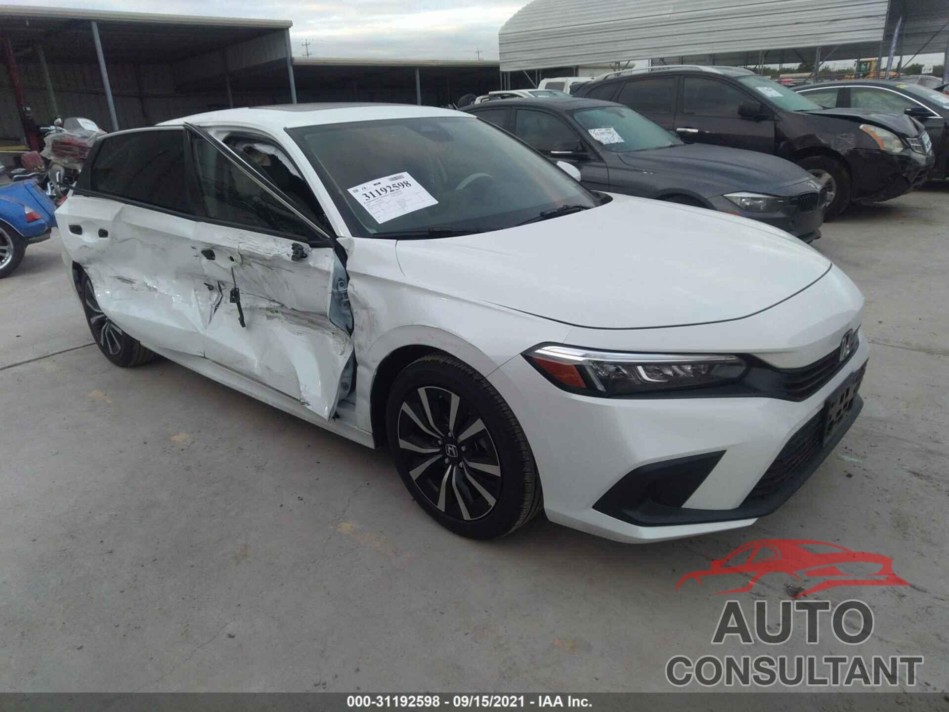 HONDA CIVIC SEDAN 2022 - JHMFE1F71NX000575