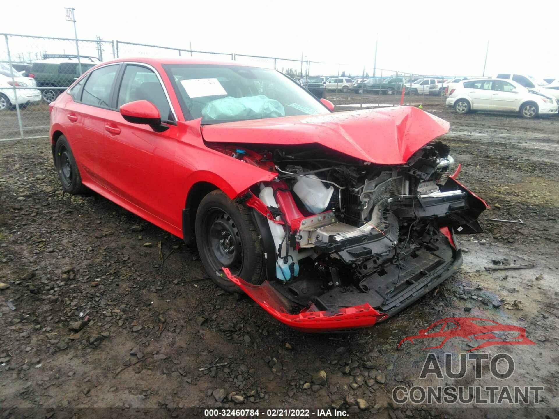 HONDA CIVIC SEDAN 2022 - 2HGFE2F24NH536065