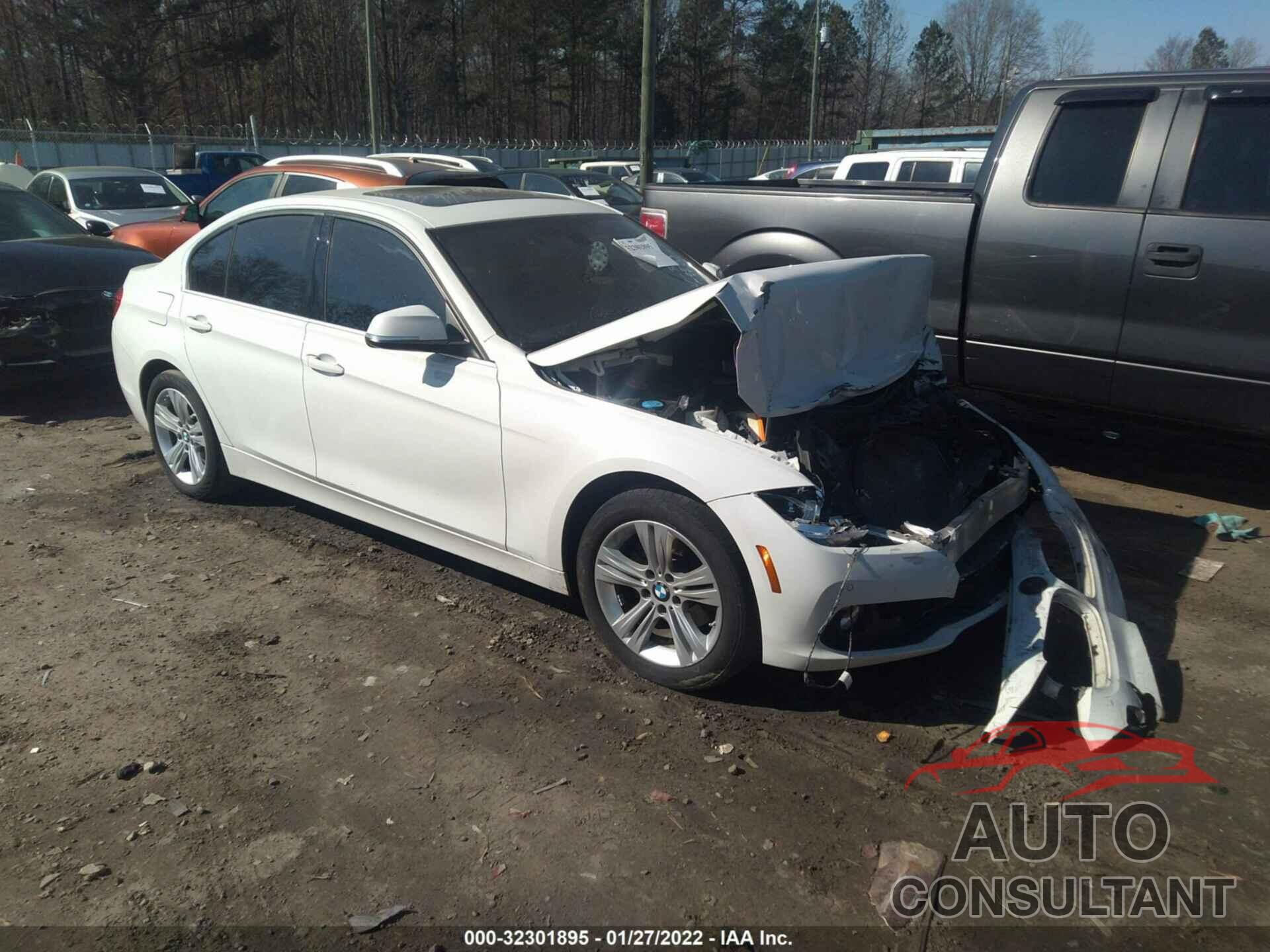BMW 3 SERIES 2017 - WBA8B9G31HNU53539