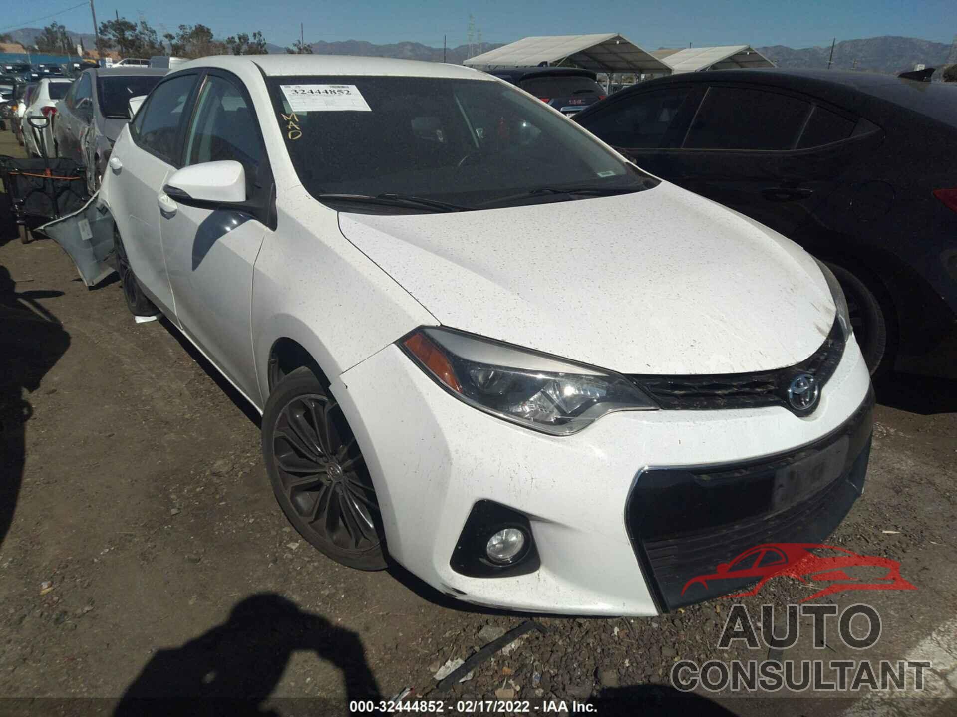 TOYOTA COROLLA 2016 - 5YFBURHE6GP460927