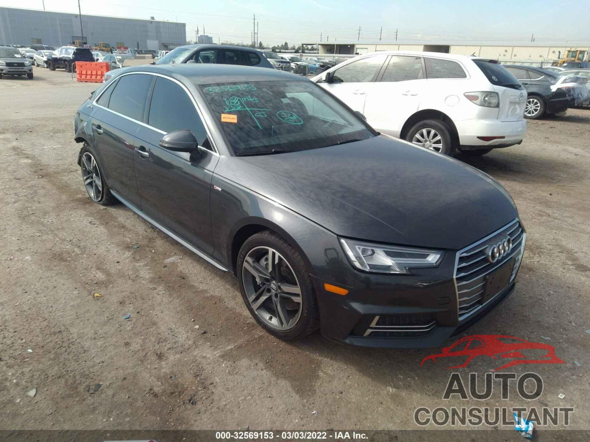 AUDI A4 2017 - WAULNAF40HN043456