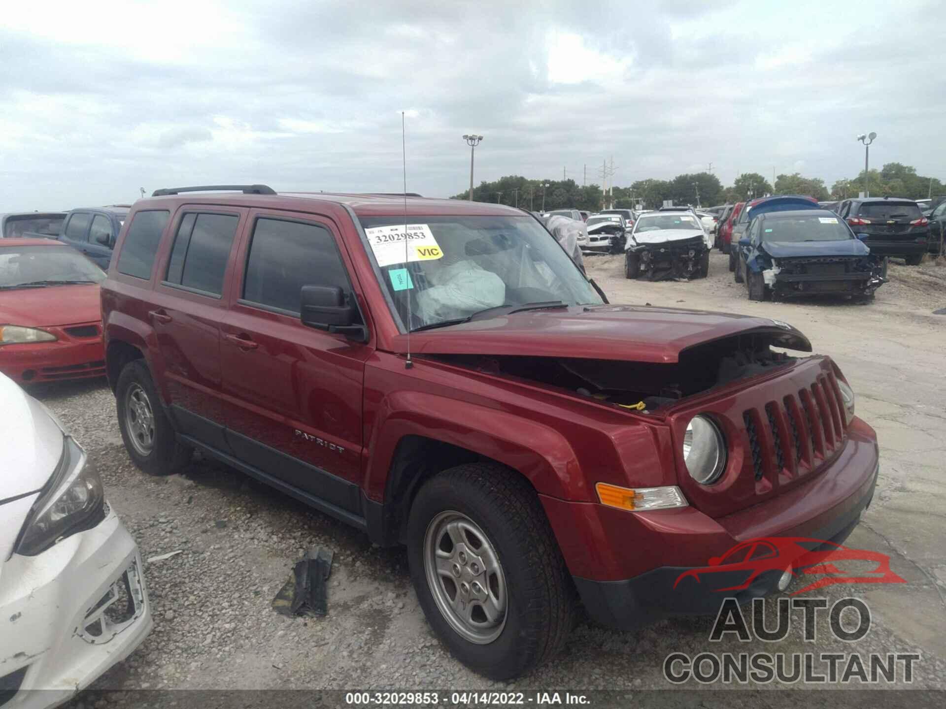 JEEP PATRIOT 2016 - 1C4NJPBA3GD527535