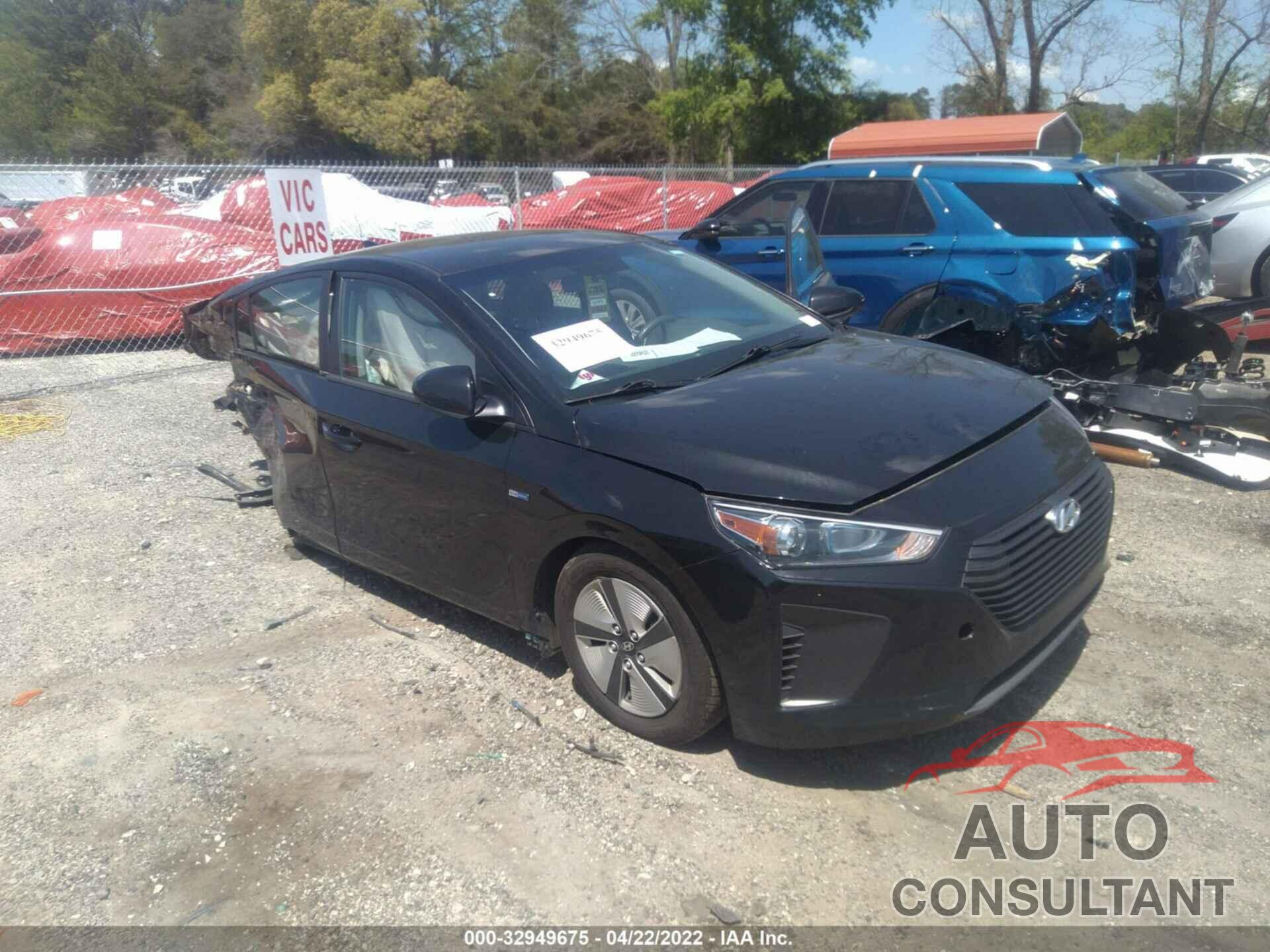 HYUNDAI IONIQ HYBRID 2019 - KMHC65LC7KU171091