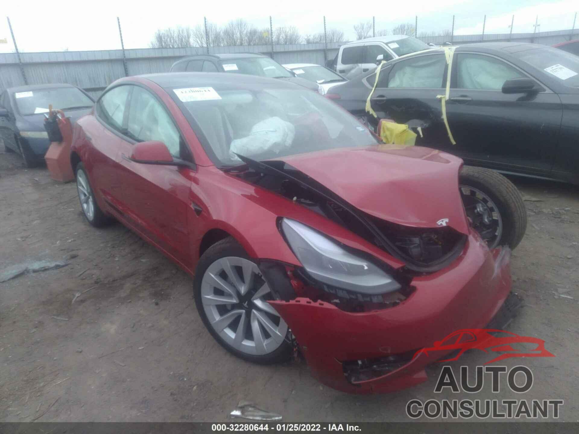 TESLA MODEL 3 2021 - 5YJ3E1EA5MF045691