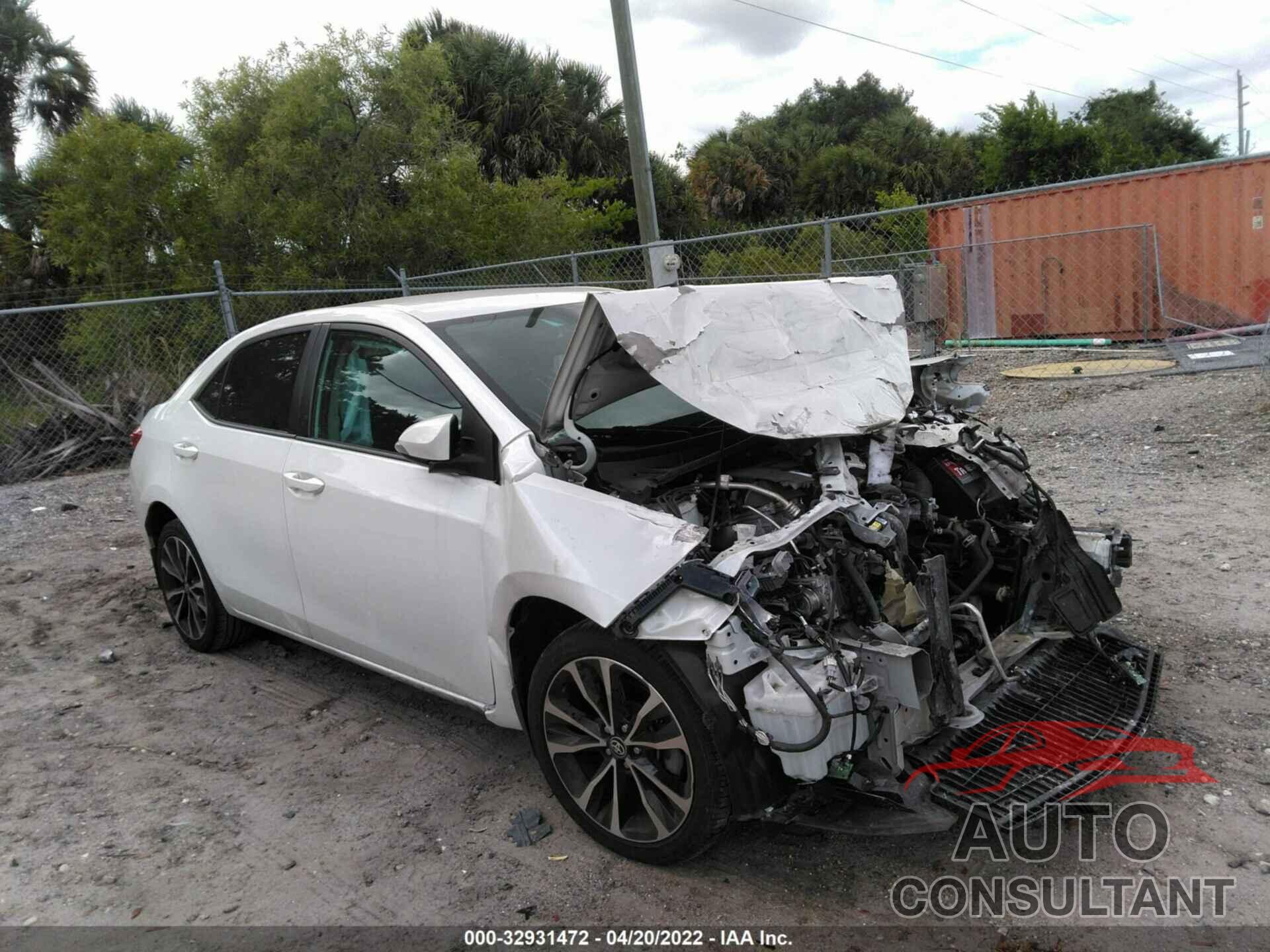 TOYOTA COROLLA 2017 - 5YFBURHE1HP678503