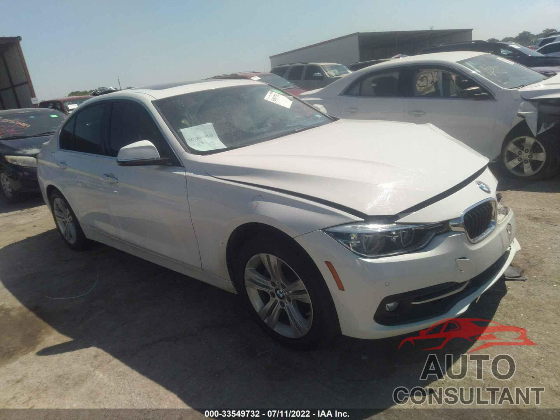 BMW 3 SERIES 2018 - WBA8B9C55JK677203