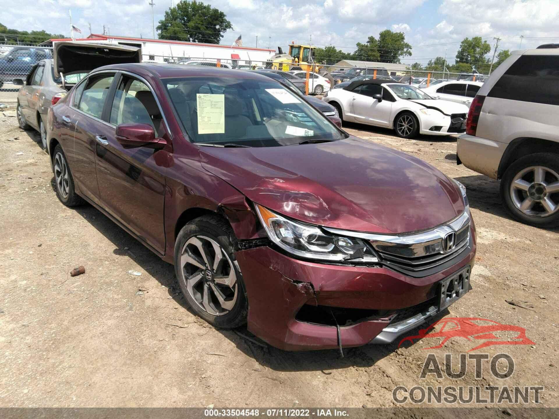 HONDA ACCORD SEDAN 2016 - 1HGCR2F83GA024522