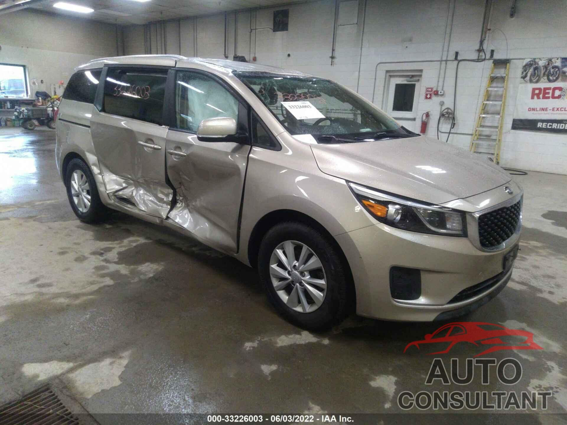 KIA SEDONA 2016 - KNDMB5C1XG6204101