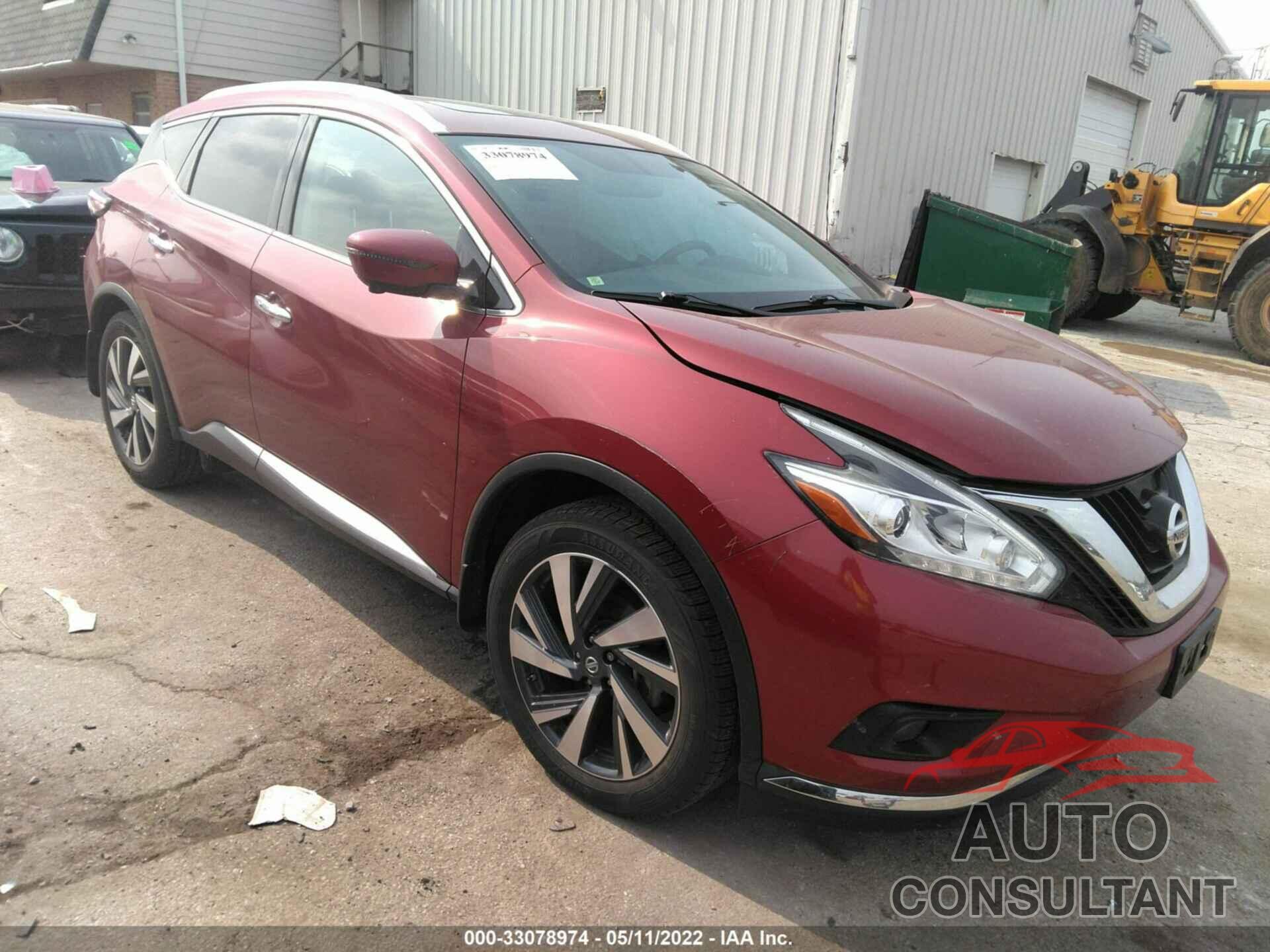 NISSAN MURANO 2016 - 5N1AZ2MH4GN161661