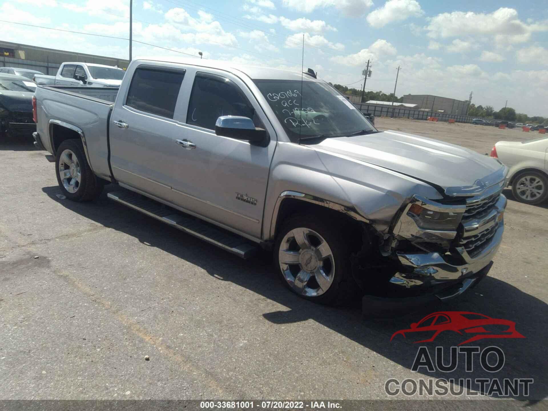 CHEVROLET SILVERADO 1500 2018 - 3GCPCSEC0JG186415