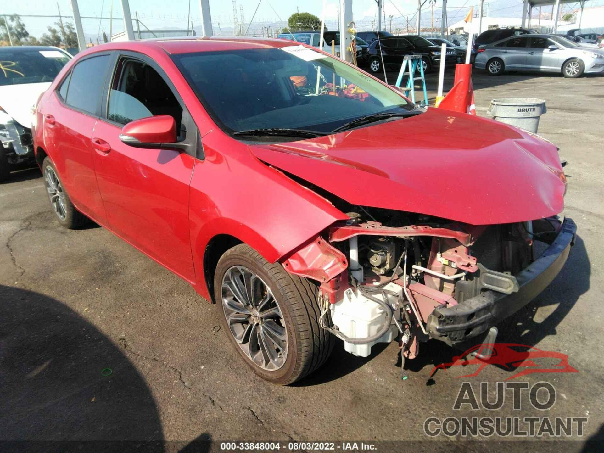 TOYOTA COROLLA 2016 - 5YFBURHE9GP471520