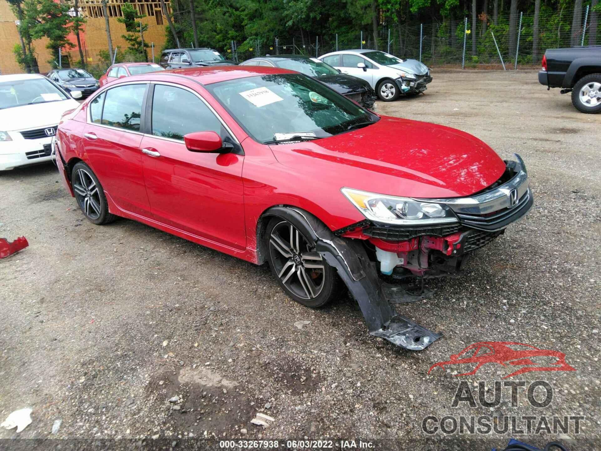 HONDA ACCORD SEDAN 2017 - 1HGCR2F15HA016233