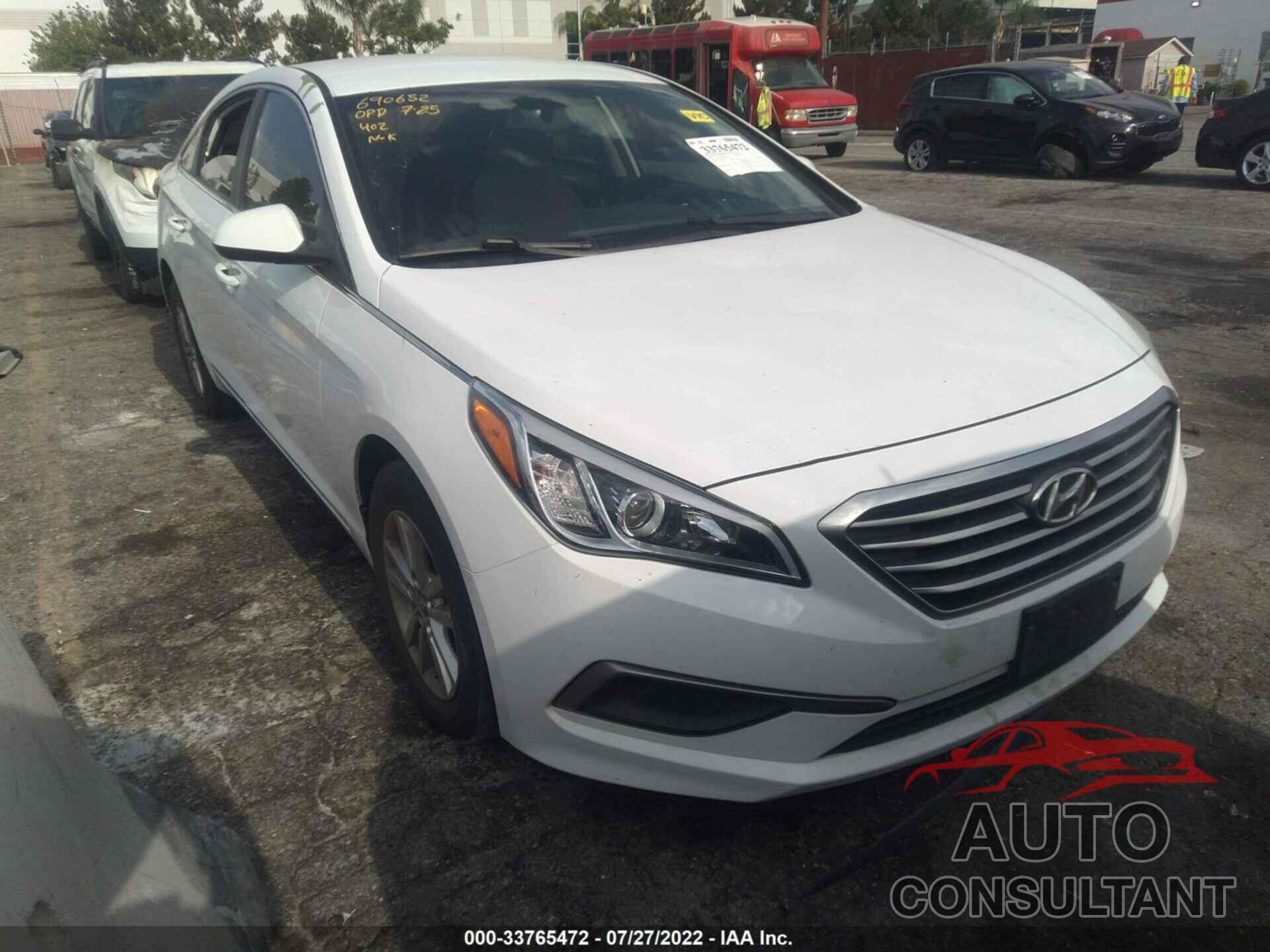 HYUNDAI SONATA 2016 - 5NPE24AF8GH266888