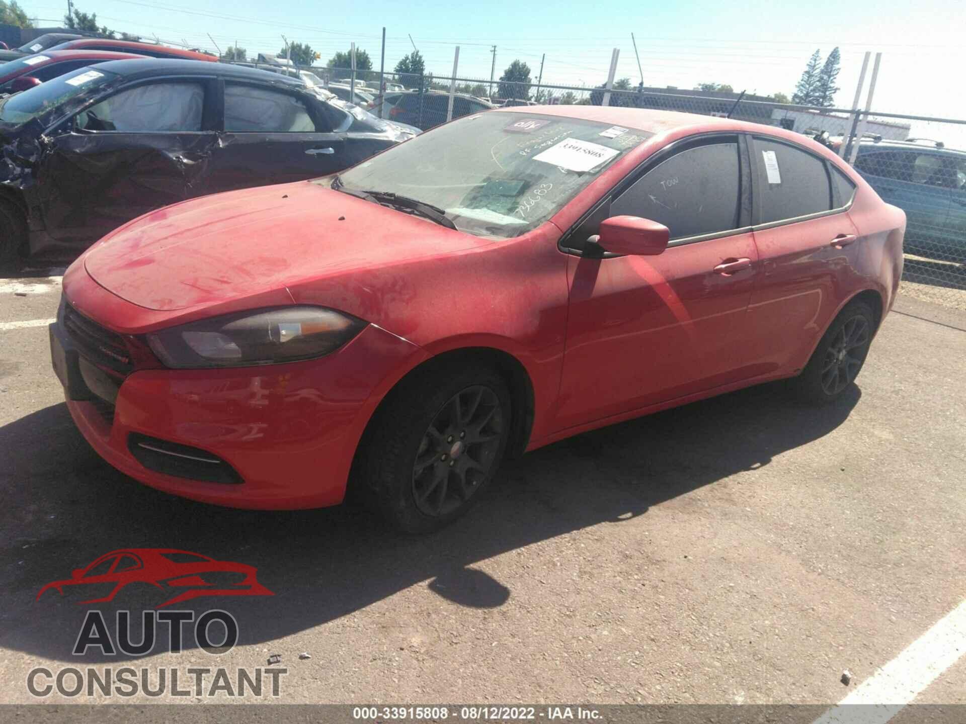 DODGE DART 2016 - 1C3CDFAA2GD736683