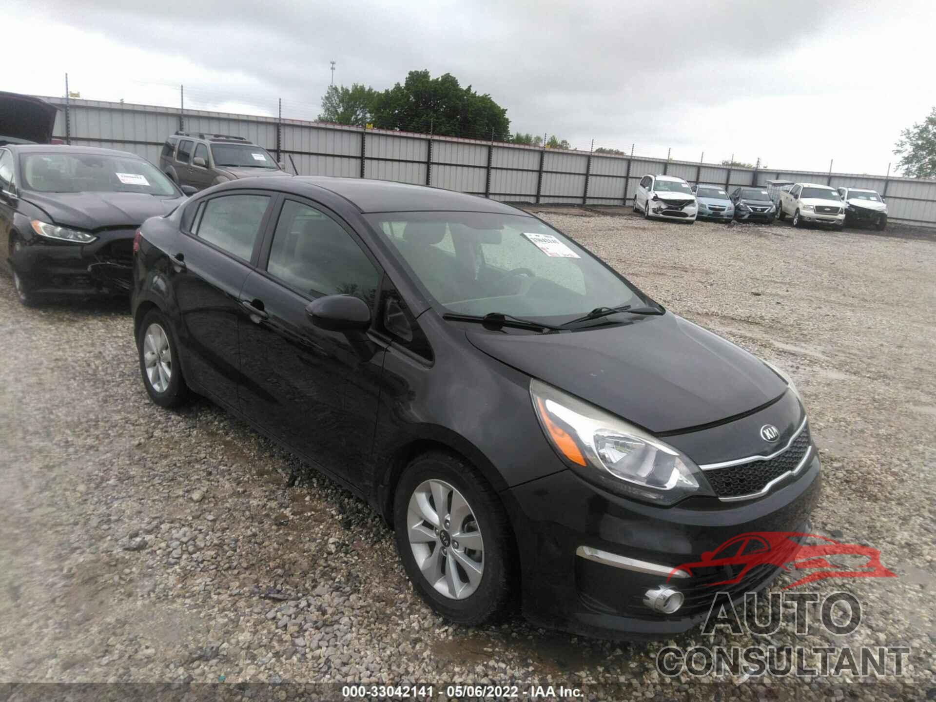 KIA RIO 2016 - KNADN4A32G6661326