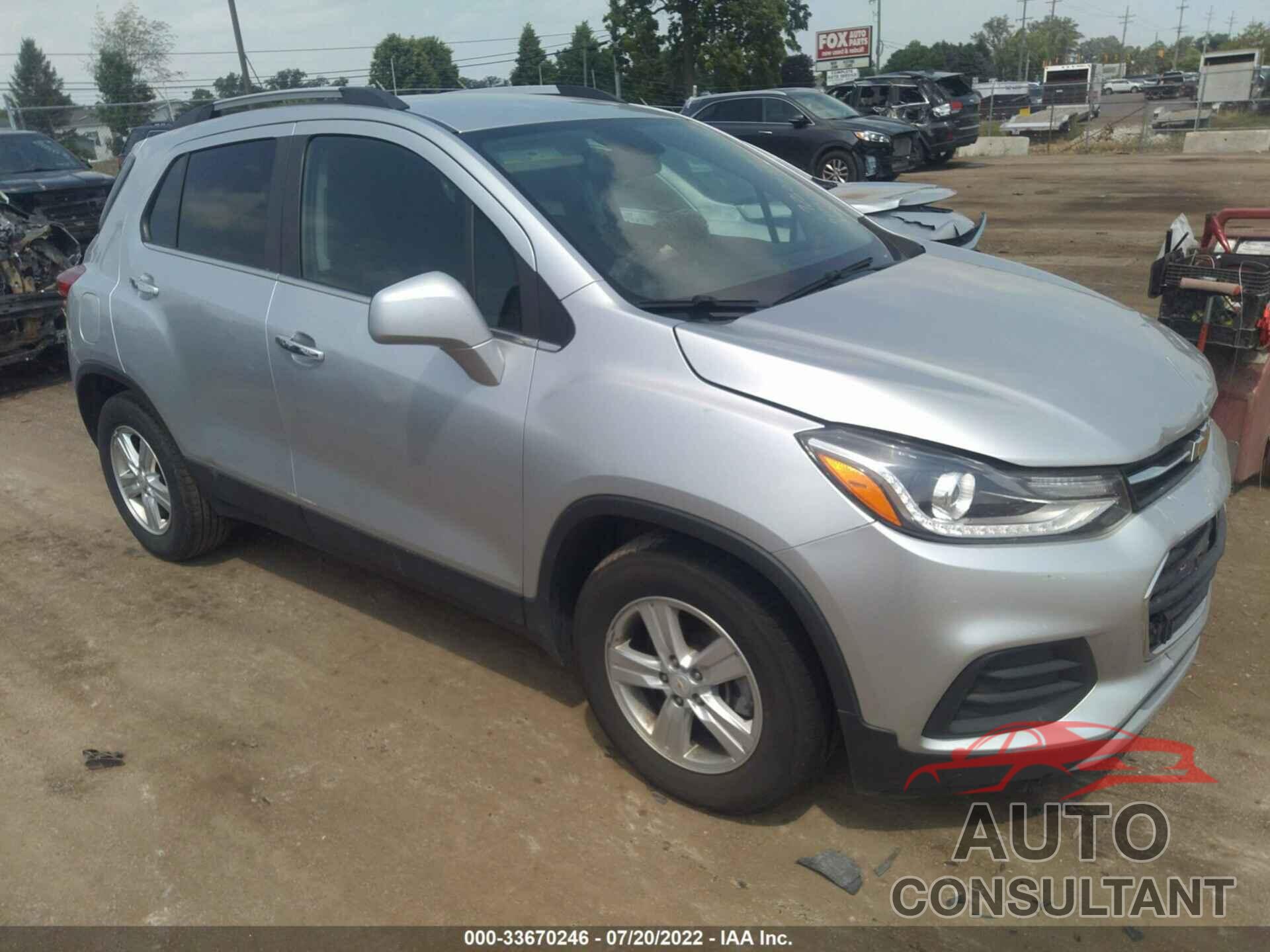 CHEVROLET TRAX 2019 - KL7CJLSB6KB829864