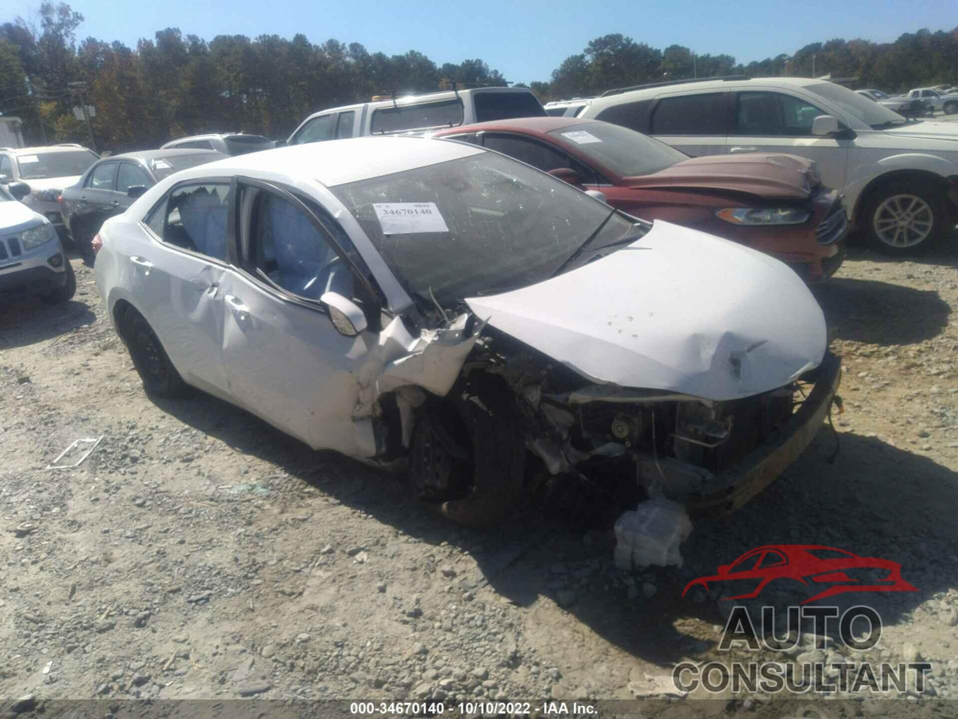 TOYOTA COROLLA 2017 - 5YFBURHE7HP717398