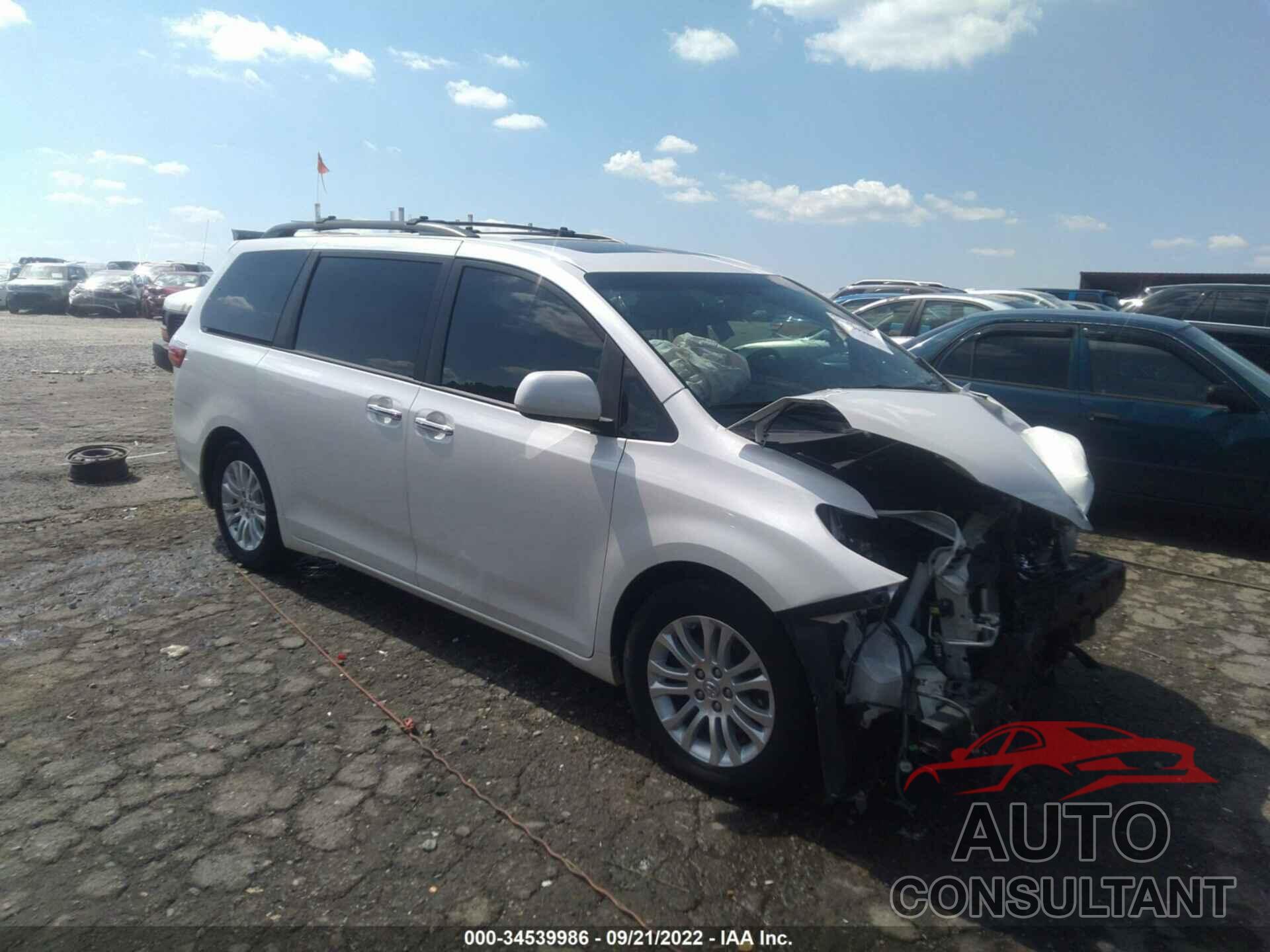 TOYOTA SIENNA 2017 - 5TDYZ3DC9HS810007