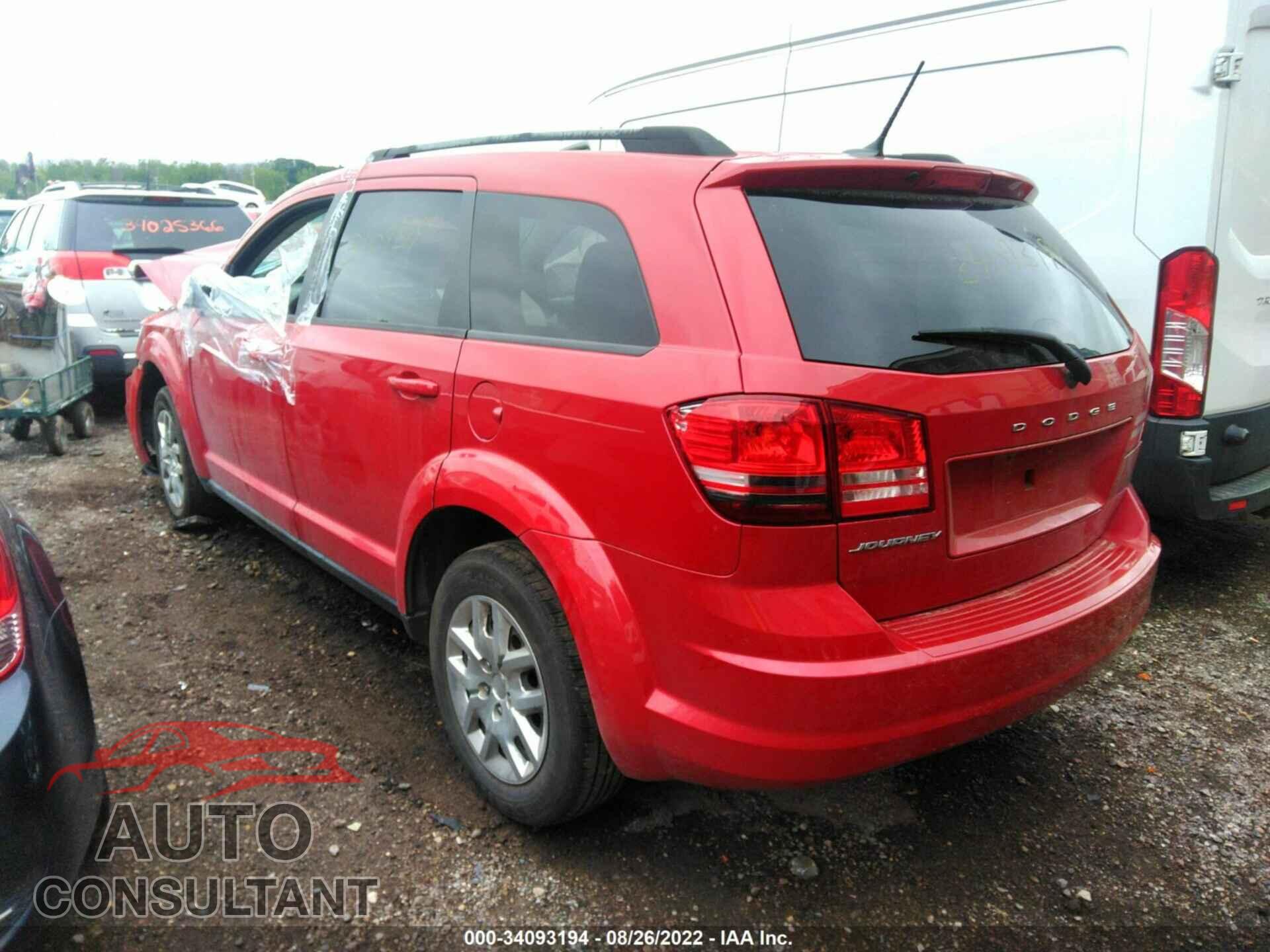 DODGE JOURNEY 2017 - 3C4PDCAB9HT698370