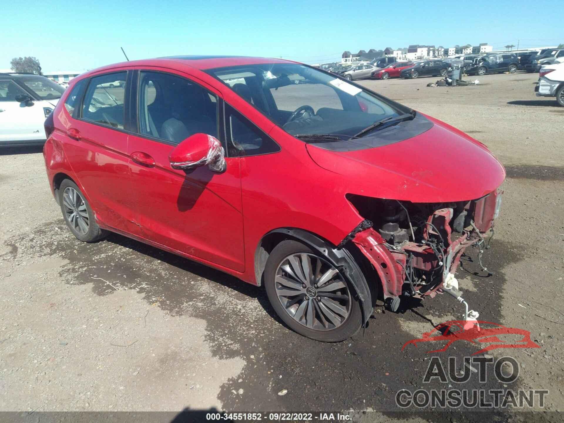 HONDA FIT 2017 - JHMGK5H8XHS003129