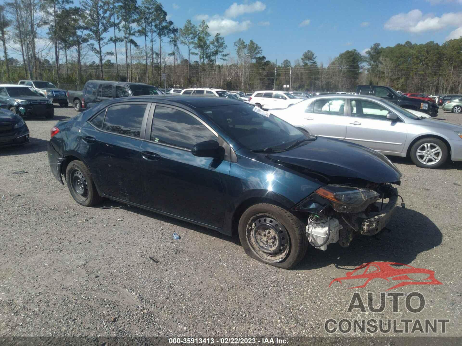 TOYOTA COROLLA 2019 - 2T1BURHE2KC162187