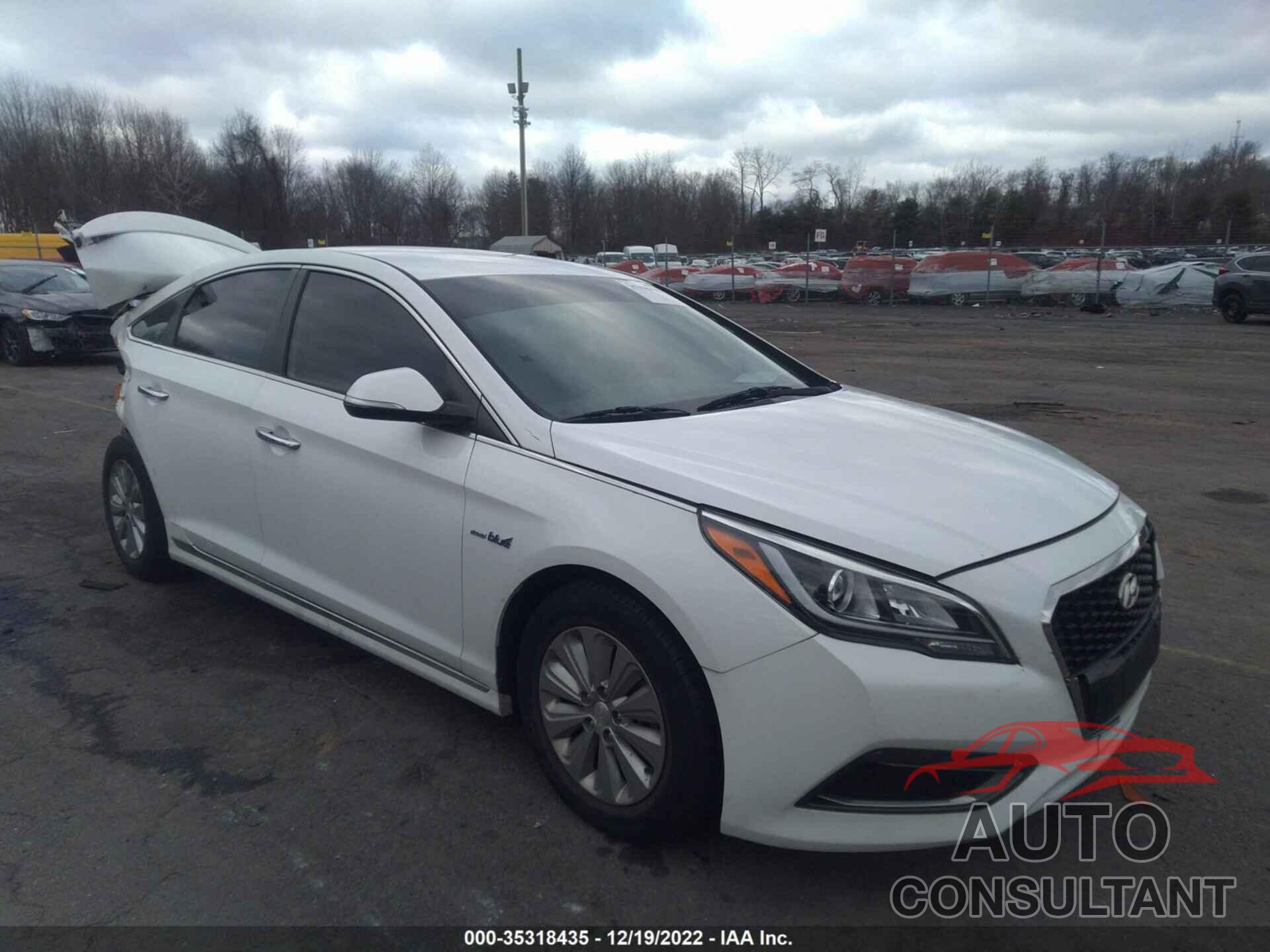 HYUNDAI SONATA HYBRID 2017 - KMHE24L14HA044306