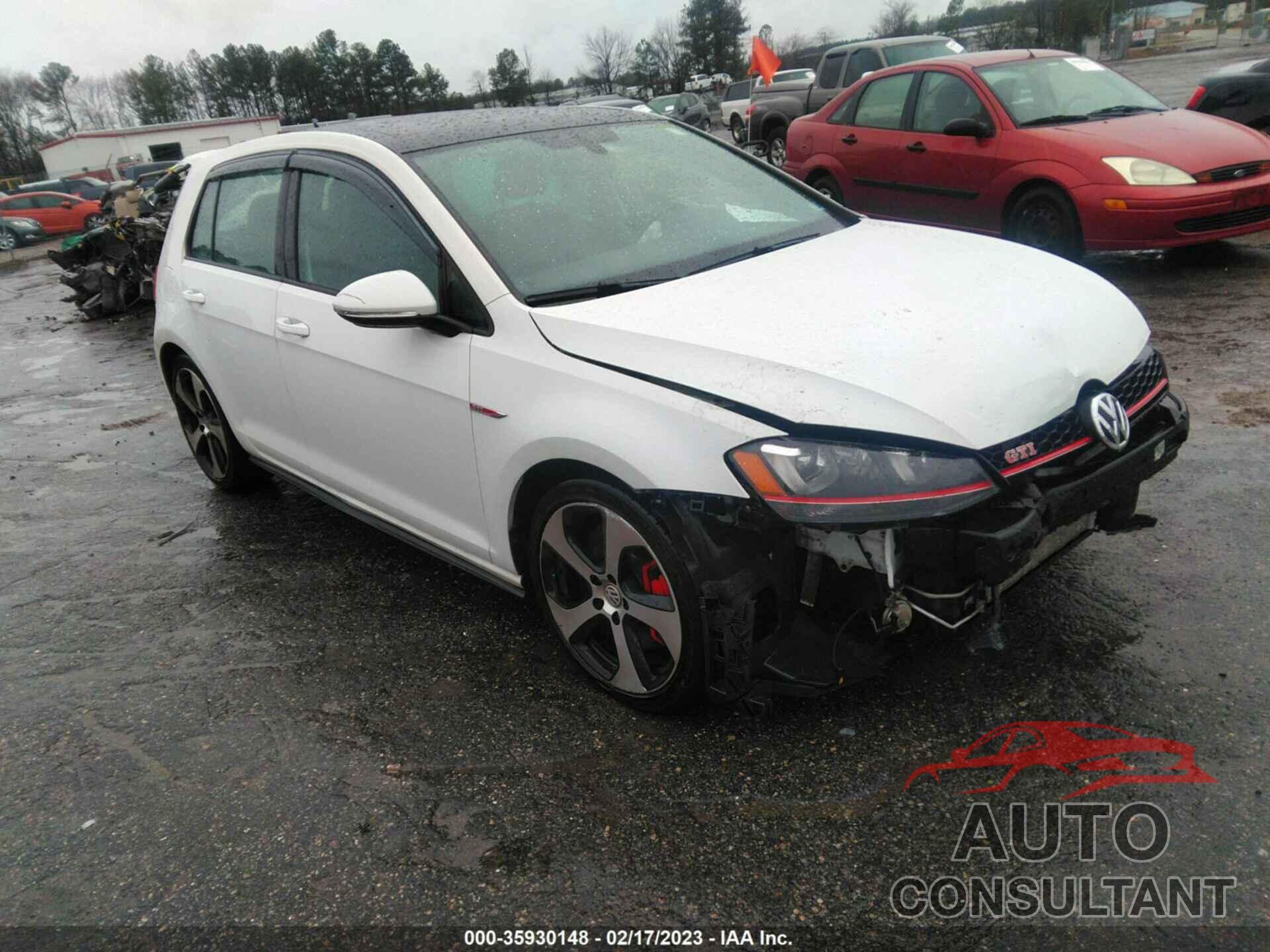 VOLKSWAGEN GOLF GTI 2016 - 3VW547AU9GM065812