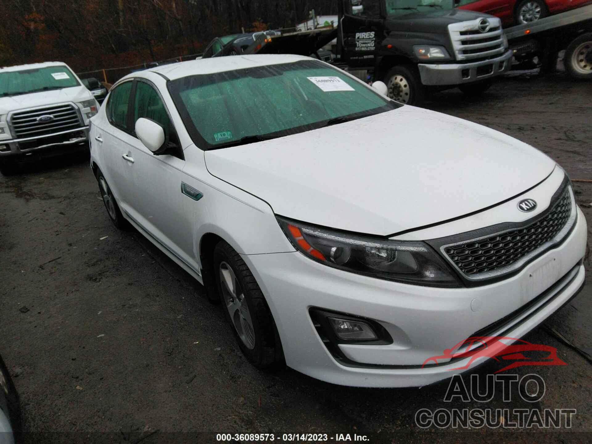 KIA OPTIMA HYBRID 2015 - KNAGM4AD4F5090967