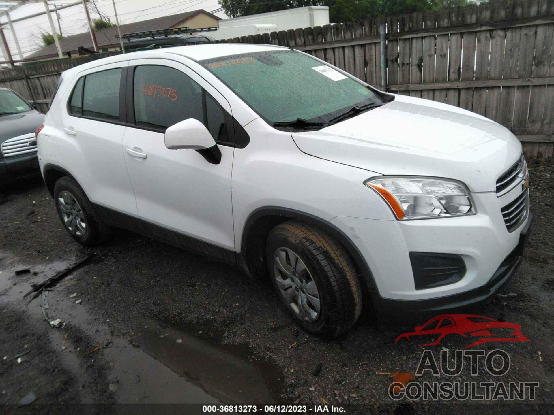 CHEVROLET TRAX 2016 - KL7CJKSB1GB539856