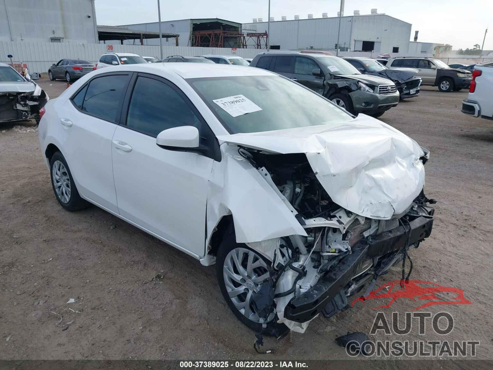 TOYOTA COROLLA 2019 - 5YFBURHE9KP942638