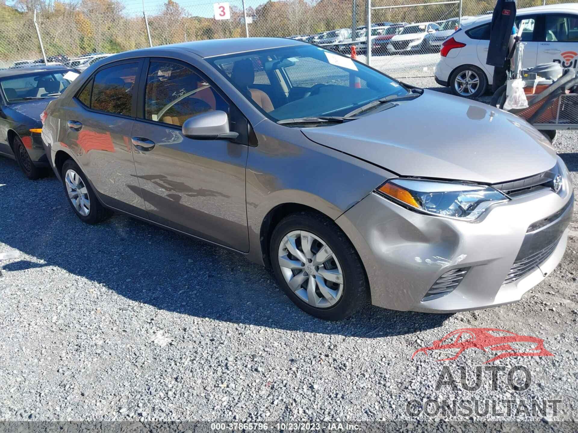 TOYOTA COROLLA 2016 - 2T1BURHE0GC491056