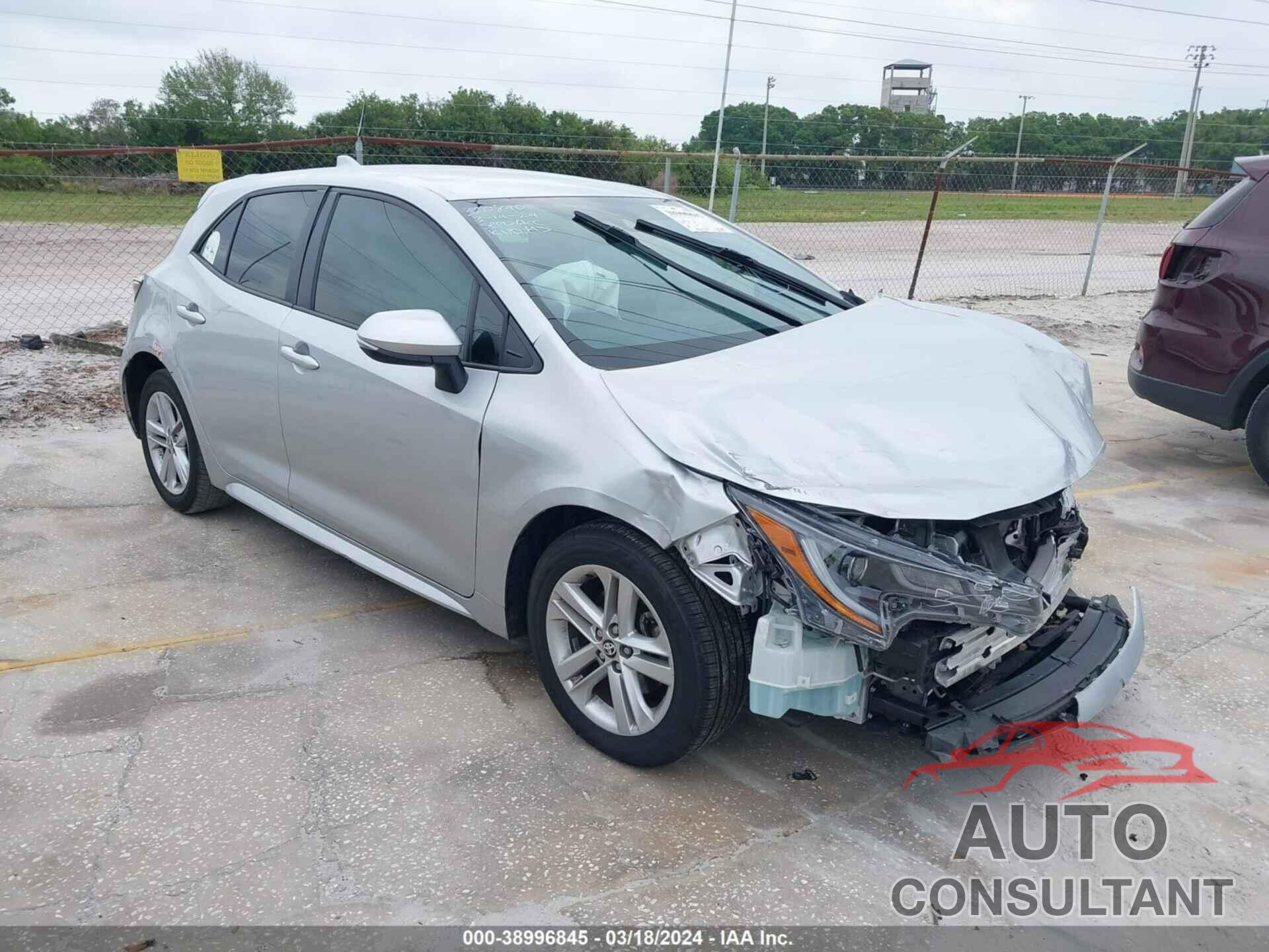 TOYOTA COROLLA 2022 - JTNB4MBE0N3160023