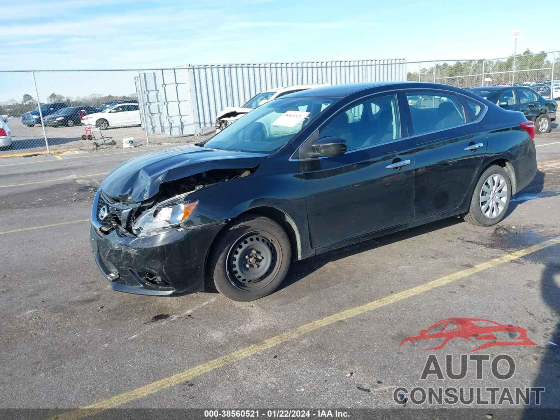 NISSAN SENTRA 2018 - 3N1AB7AP4JY283628