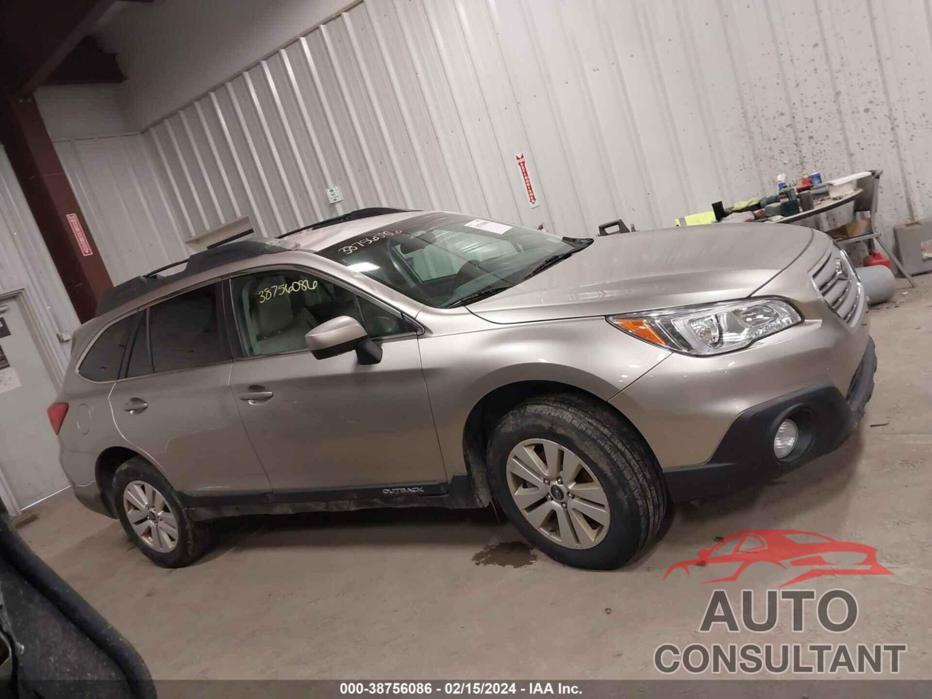 SUBARU OUTBACK 2016 - 4S4BSACC3G3203306